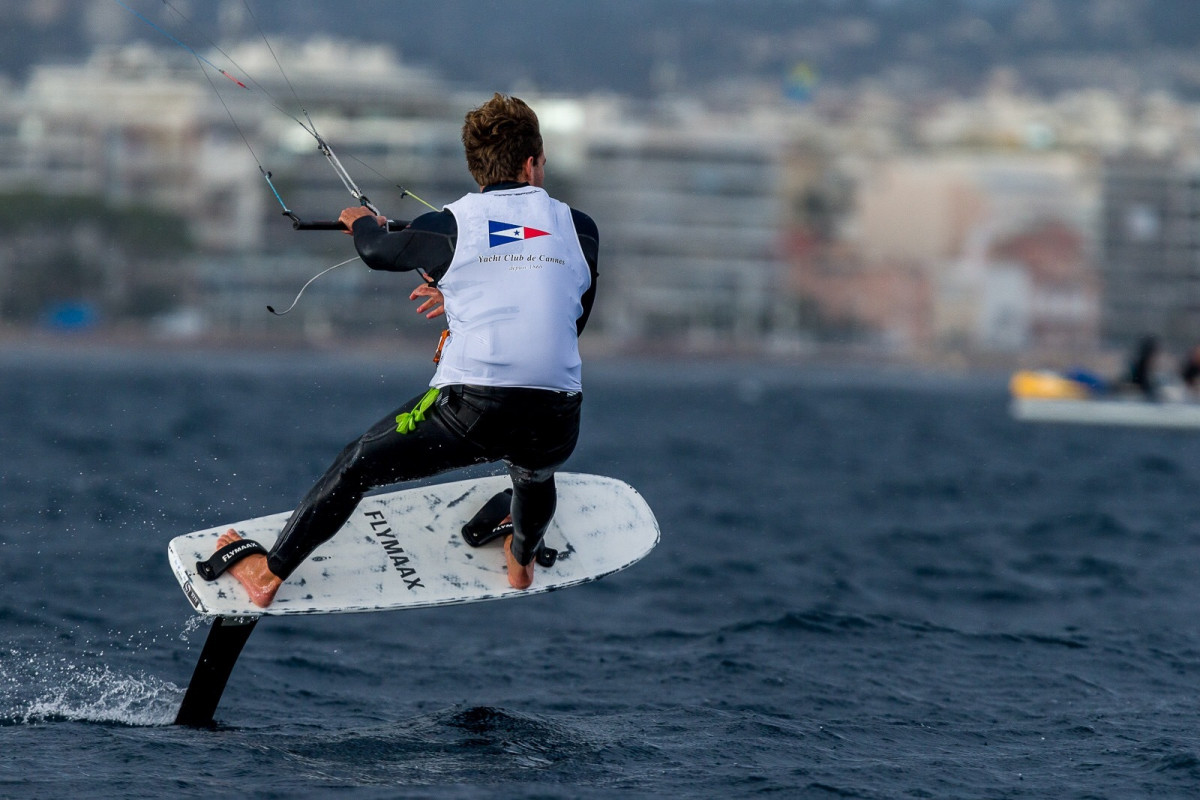 Maxime Nocher en Kitefoil - photo ©Jehan Lérin Photographie