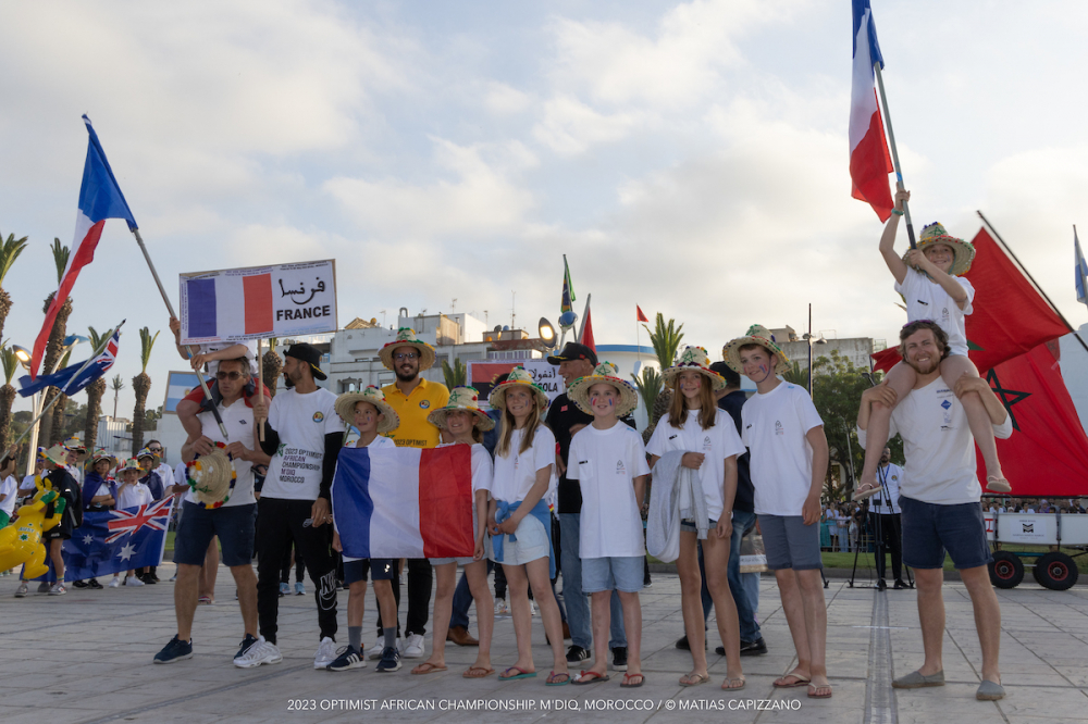 Inauguration avec l'équipe française - photo © Matias Capizzano