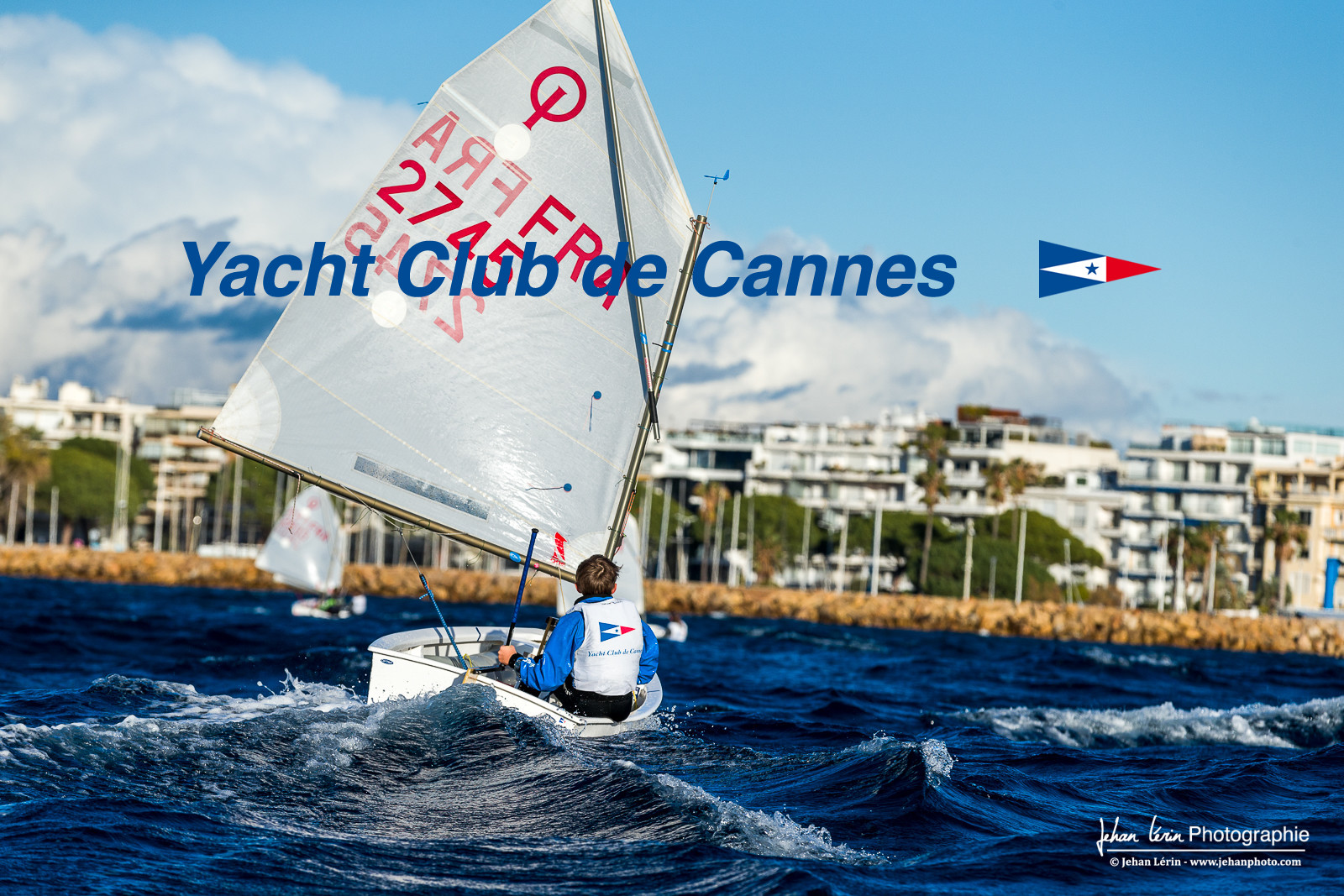 Entrainement dans la brise en Optimist Compétition